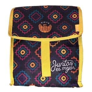 SIETE Lunch Bag O/S Yellow Red Blue Multicolor Unisex Insulated